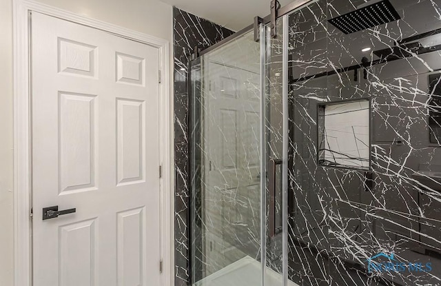 4308 Willis Blvd, Toledo, OH 43623 - full bathroom with a marble finish shower