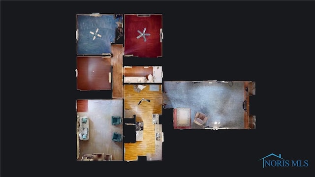 11232 Elm St, Dunbridge, OH 43414 - view of floor plan / room layout