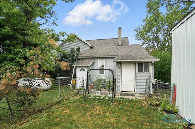5660 Rd 180, Antwerp, OH 45813 - back of house with a chimney and a shingled roof