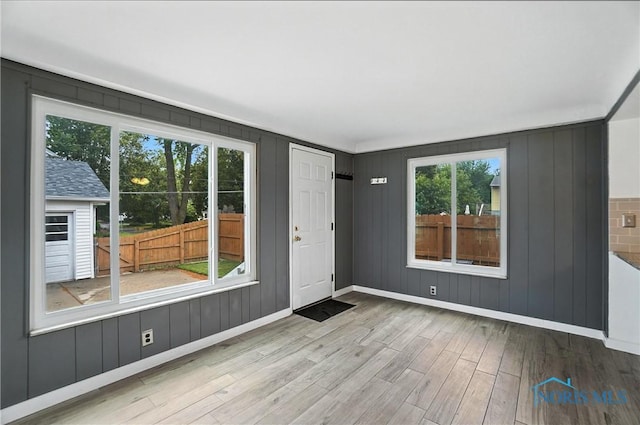 1447 Craigwood Rd, Toledo, OH 43612 - entryway with wood finished floors and baseboards