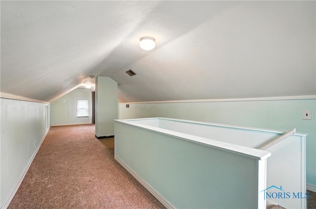 1447 Craigwood Rd, Toledo, OH 43612 - additional living space with carpet flooring and vaulted ceiling