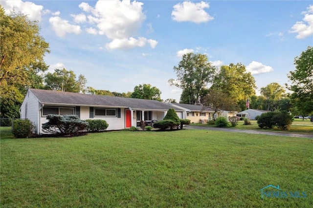 3129 Elmview Dr, Toledo, OH 43613 - single story home featuring a front lawn