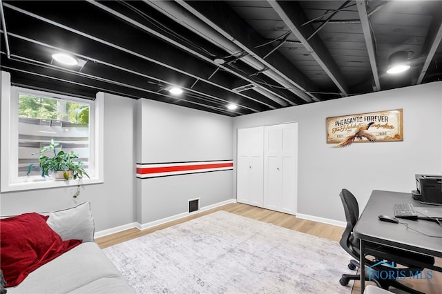 229 Hawthorn Dr, Archbold, OH 43502 - office with wood finished floors and baseboards