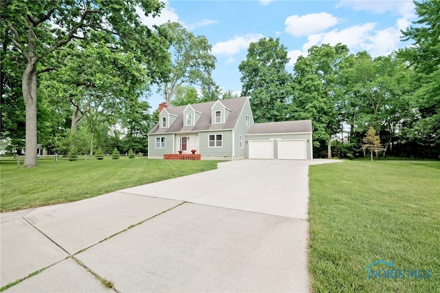 229 Hawthorn Dr, Archbold, OH 43502 - cape cod home with an attached garage and driveway