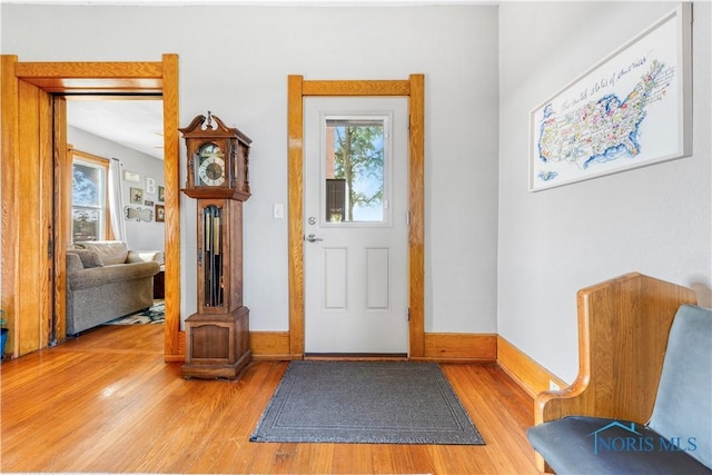 22804 State Route 2, Archbold, OH 43502 - foyer with light wood finished floors and baseboards