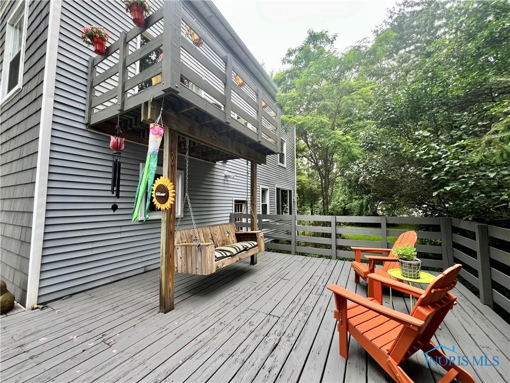 12262 Monclova Rd, Swanton, OH 43558 - view of wooden deck