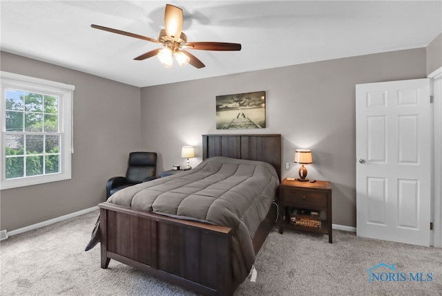 6627 Garden Rd Unit 6627, Maumee, OH 43537 - bedroom featuring carpet and a ceiling fan