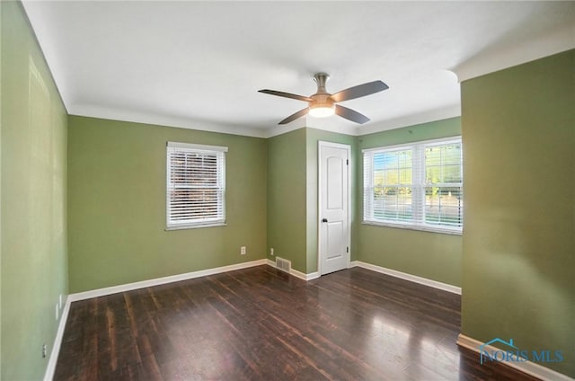 2838 Secor Rd, Toledo, OH 43606 - unfurnished bedroom featuring wood finished floors and ceiling fan