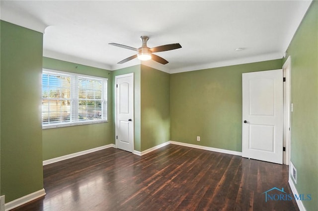 2838 Secor Rd, Toledo, OH 43606 - unfurnished bedroom featuring wood finished floors and ceiling fan