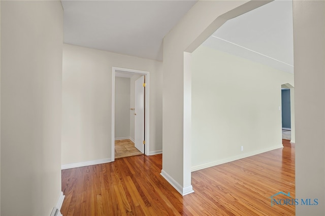 621 Bittersweet Dr, Findlay, OH 45840 - hall with wood finished floors and baseboards