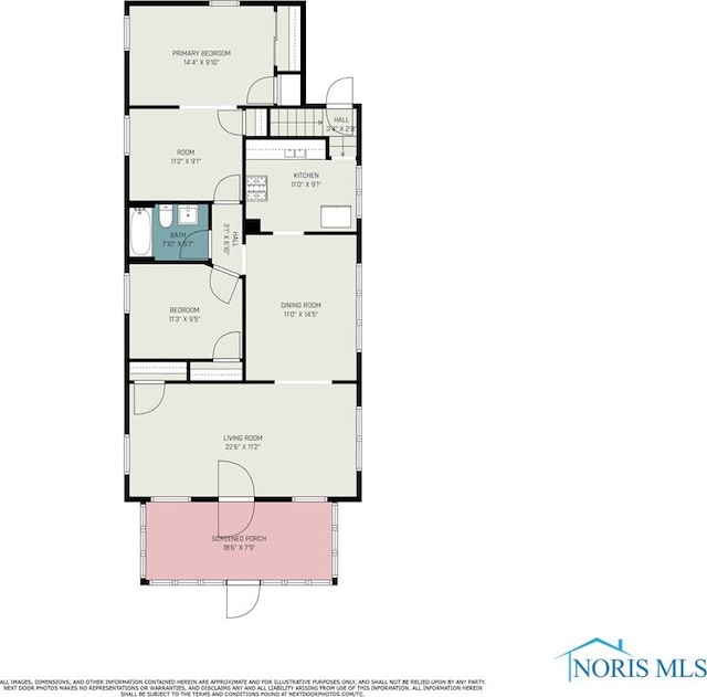 3867 Almeda Dr, Toledo, OH 43612 - view of home floor plan