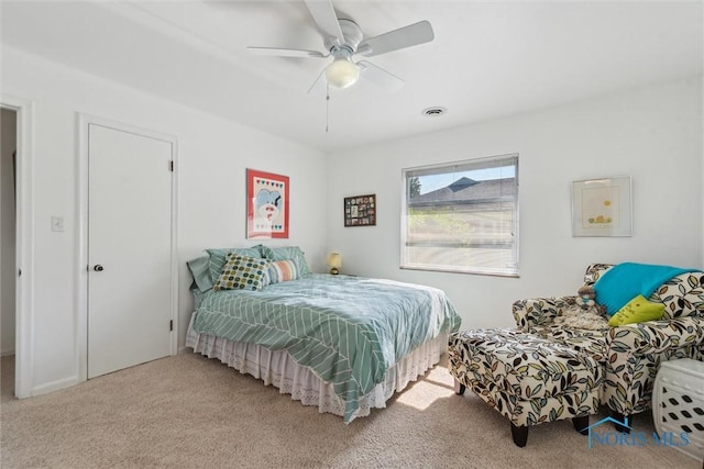 3468 Hughes Blvd, Toledo, OH 43606 - bedroom with carpet floors and ceiling fan