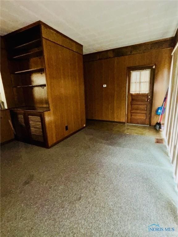 4136 Berwick Ave, Toledo, OH 43612 - empty room with wooden walls