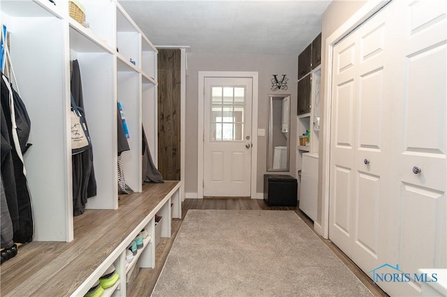 8411 Larch Rd, Toledo, OH 43617 - mudroom featuring wood finished floors