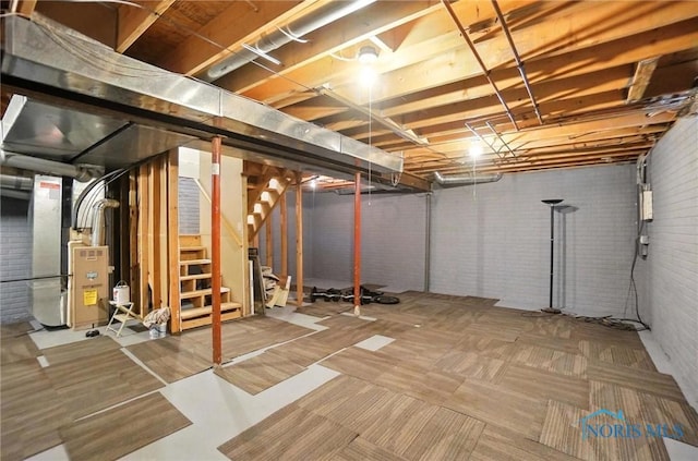 1939 Macomber St, Toledo, OH 43606 - unfinished below grade area with stairs