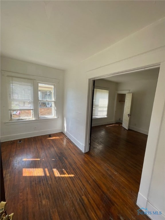 421 Oswald St, Toledo, OH 43605 - empty room featuring hardwood / wood-style flooring and baseboards