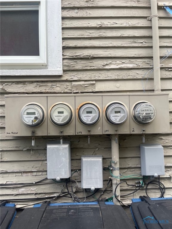 421 Oswald St, Toledo, OH 43605 - exterior view of electric meter