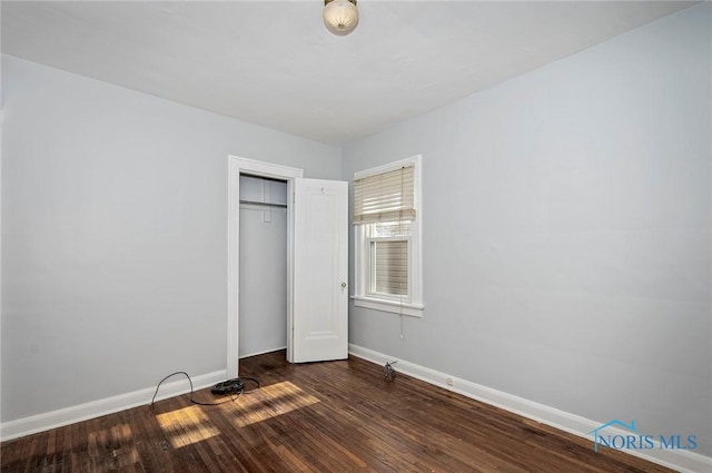 2517 Montebello Rd, Toledo, OH 43607 - unfurnished bedroom featuring wood finished floors and a closet