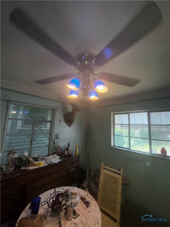 1421 N Ravine Pkwy, Toledo, OH 43605 - bedroom featuring a ceiling fan