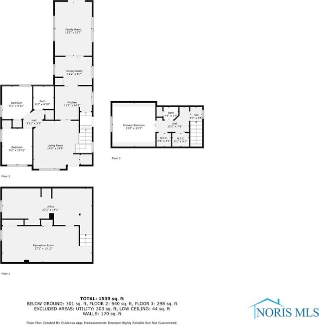 3122 Winston Blvd, Toledo, OH 43614 - view of floor plan / room layout