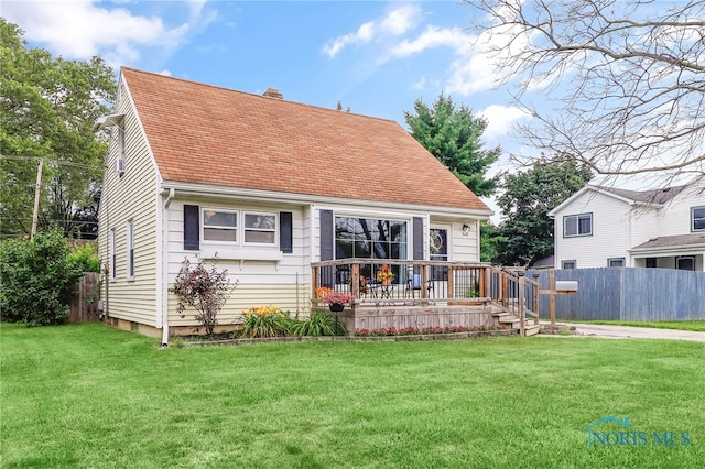 3122 Winston Blvd, Toledo, OH 43614 - back of house featuring a chimney and a shingled roof