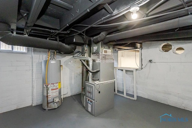 1553 Flormar Ct, Toledo, OH 43612 - below grade area with water heater and heating unit