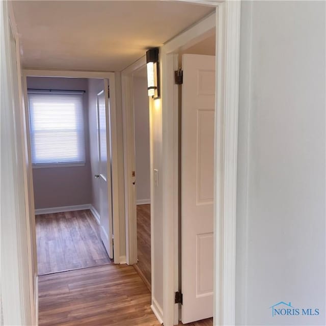 415 W Northgate Pkwy, Toledo, OH 43612 - hallway featuring wood finished floors and baseboards