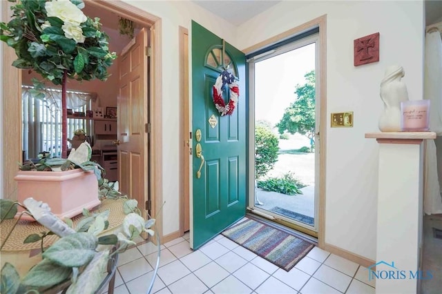 7673 Brookstone Dr Unit U7673, Findlay, OH 45840 - foyer entrance featuring plenty of natural light and light tile patterned floors