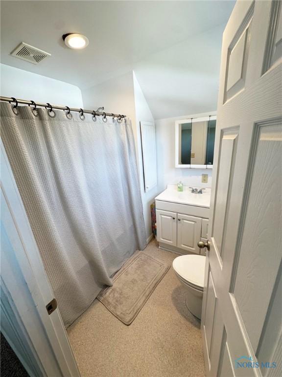 201 E Saffell Ave, Sycamore, OH 44882 - full bathroom featuring vanity and a shower with shower curtain