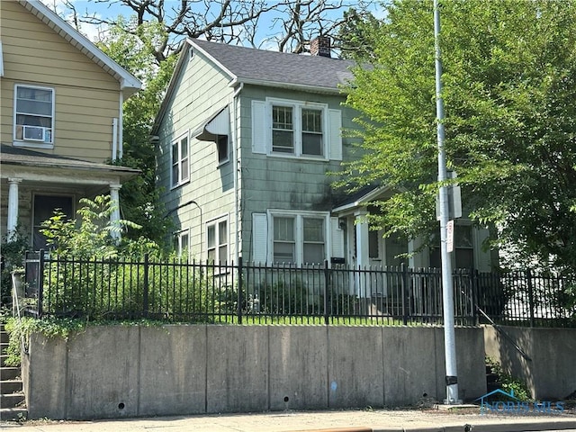1623 W Central Ave, Toledo, OH 43606 - view of front of home with a chimney