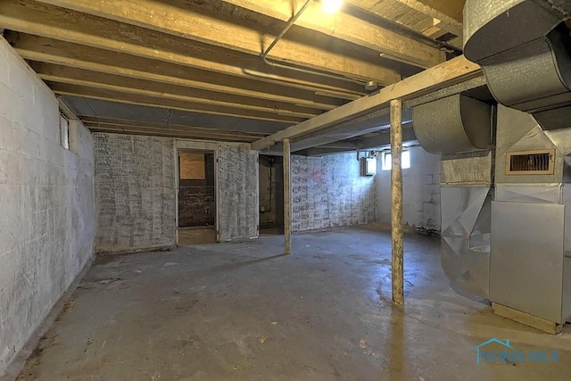 452 E Park St, Toledo, OH 43608 - below grade area featuring heating unit