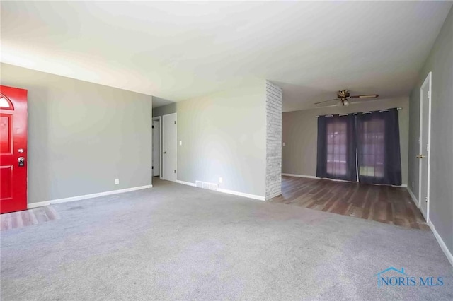 601 Edith Ave, Findlay, OH 45840 - unfurnished room with carpet and ceiling fan