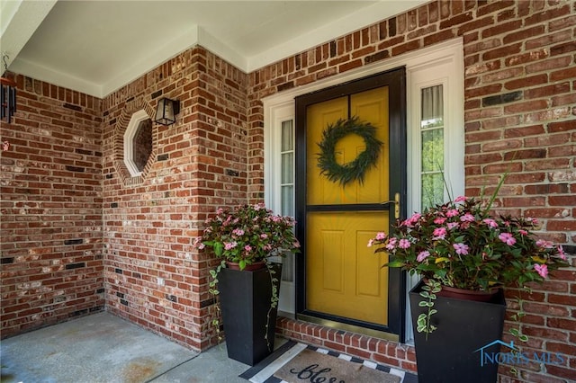 2838 Long View Dr, Maumee, OH 43537 - property entrance featuring brick siding and covered porch