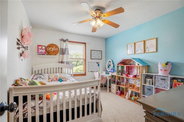 2838 Long View Dr, Maumee, OH 43537 - carpeted bedroom with ceiling fan