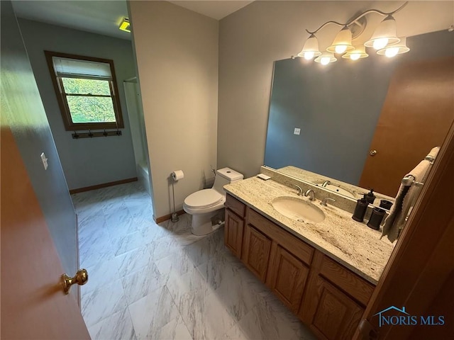 9151 Rolling Hill Rd, Holland, OH 43528 - bathroom with vanity and  shower combination