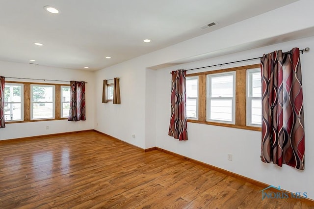 1333 Abbott Ave, Toledo, OH 43614 - unfurnished room featuring wood finished floors and recessed lighting
