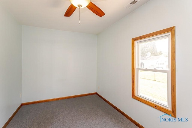 1333 Abbott Ave, Toledo, OH 43614 - empty room featuring carpet flooring and a ceiling fan