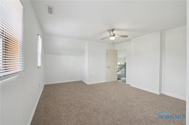 1155 Pinewood Ave, Toledo, OH 43607 - unfurnished room with a ceiling fan and carpet flooring
