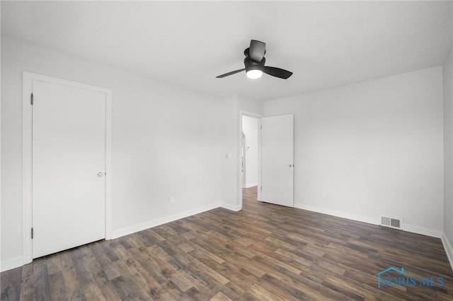 1421 Hurd Ave, Findlay, OH 45840 - unfurnished bedroom featuring wood finished floors and ceiling fan