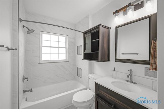 1421 Hurd Ave, Findlay, OH 45840 - bathroom featuring vanity and shower / bathtub combination