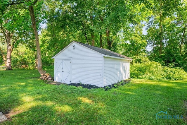 6006 Blossman Rd, Toledo, OH 43617 - view of shed featuring view of scattered trees