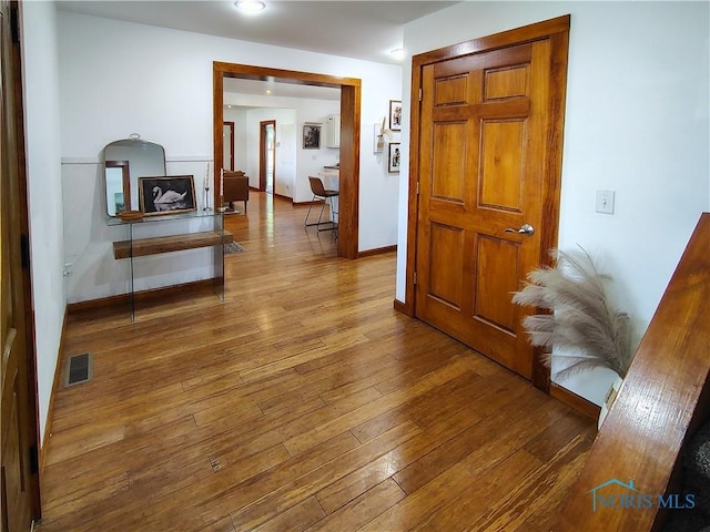 15740 Hill Rd, Defiance, OH 43512 - corridor featuring hardwood / wood-style flooring