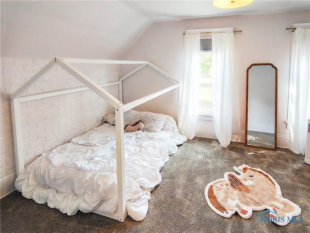 15740 Hill Rd, Defiance, OH 43512 - bedroom with carpet and lofted ceiling
