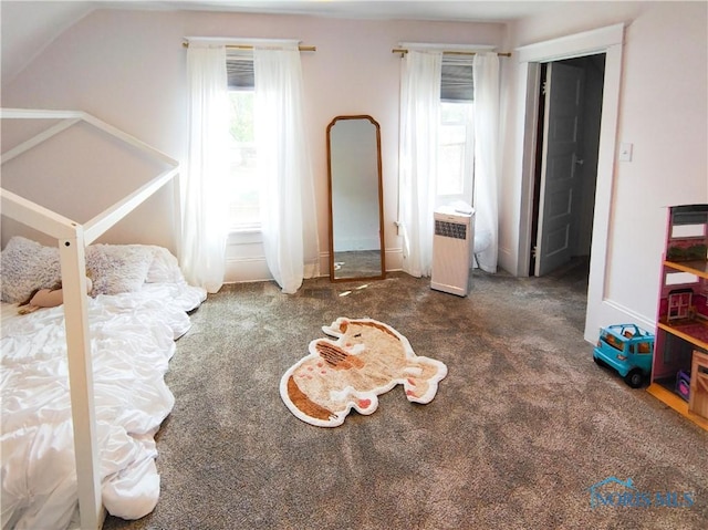 15740 Hill Rd, Defiance, OH 43512 - unfurnished bedroom with carpet and lofted ceiling