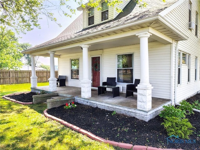 15740 Hill Rd, Defiance, OH 43512 - view of covered porch