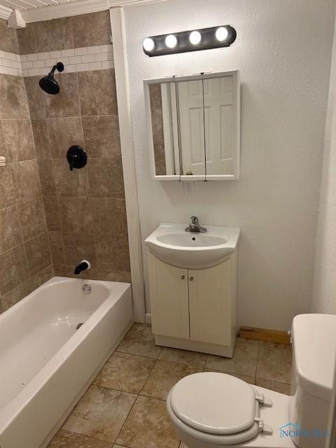 203 S Main, Hicksville, OH 43526 - full bathroom featuring vanity and shower / bathtub combination