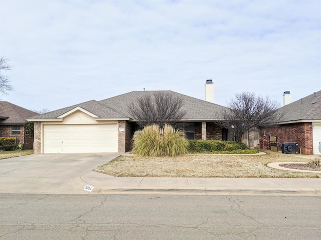 ranch-style house with a garage