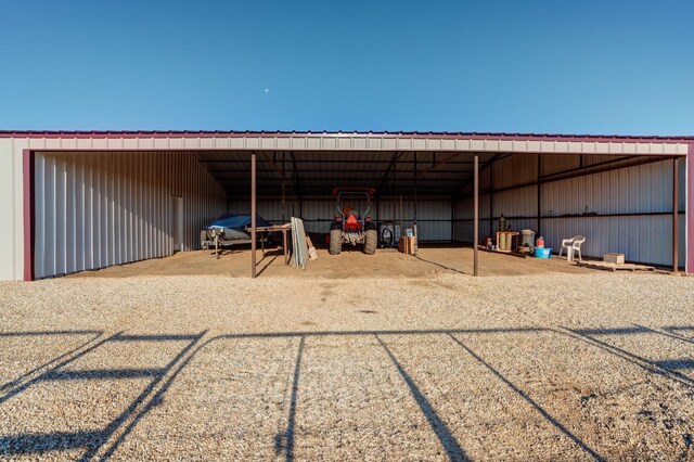 view of stable