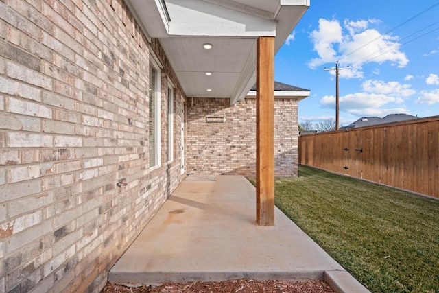 view of patio