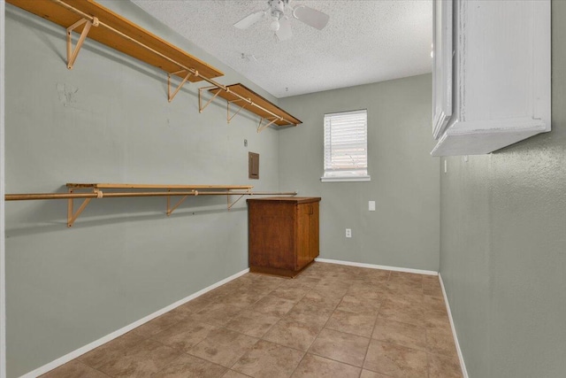 4802 54th St, Lubbock, TX 79414 - spacious closet featuring ceiling fan